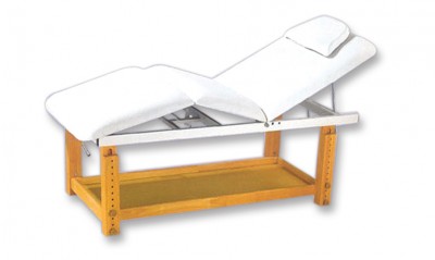 Massage/ Facial Bed White ONLY w / Back lift & Leg Fold