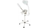 3 in 1 Aromatherapy Ozone Facial Steamer w/ 5 diopter Magnifying Lamp and Facial Brush Unit - New Contemporary Design