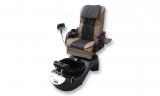 Pedicure Spa Chair w /  Human Touch Massager Cup Holder Pipeless w/ Drain Pump