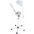 Ozone Aroma Facial steamer w/ 5 Diopter Magnifying Lamp -Contemporary Design 